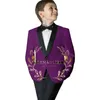 Clothing Sets 2023 New Boys Suits For Weddings Children Suit New Black/White Kid Wedding Prom Suits Blazers For Boys Tuxedo Kids Clothes Boys W0222