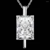 Chaînes Bling Zircon Beautifulsilver Plated Necklace Silver Pendant Jewelry /TOUSBTHD YHWPEQMA