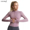 Kvinnorjackor Kvinnor Athletic Sport Jacket Slim Fit Long Sleeve Fitness Coat Yoga Tops Sport Outfit With Thumb Holes Gym Jacket Workout Wear 230222