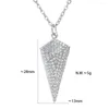 Подвесные ожерелья эйка высококачественная индивидуальность геометрическая стрелка ожерелье ручной