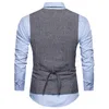 Men's Vests Suit Double breasted Designer Brand Sleeveless Formal Coat Top Adult Dress Tuxedo 230222