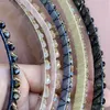 Hair Clips & Barrettes Handmade Beaded Hairband Hoops For Women Girls Rows Crystal Sweet Headband Party Headwear Accessories Co