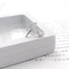Trouwringen mode 26 letters zilveren ring voor vrouwen zirkon Resiseerbaar vrouwelijk verloving sieraden feest geschenk