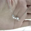 Hanger kettingen trendy roestvrijstalen ketting voor vrouwenliefhebbers pentacle pentagram verloving sieraden geschenken