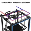 Skrivare 2023 Tronxy 3D -skrivare X5SA Pro Upgrade TR -sensor med glas 330 330mm Corexy Frame Structure Hög Precision Stabil utskrift