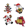 Presentförpackning 4st Snowman Window Sticker Holiday Clings Christmas Diy Wall Santa Claus