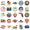 Adesivi per auto 50Pcs Florida Paesaggio all'aperto Non casuale per Bike Lage Sticker Laptop Skateboard Motore Bottiglia d'acqua Snowboard Adesivo Dhmgk