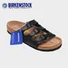 Designer Birkinstock Slippers Outlet Boken Cork Slippers Men's Shoes Women's Florida Leather Three-button Beach Sandals