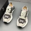 Wedding Britse jurk Designer Party Schoenen Spring herfst canvas Ademende veter casual sneakers rond teen dikke botto 7332