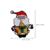 Presentförpackning 4st Snowman Window Sticker Holiday Clings Christmas Diy Wall Santa Claus