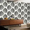 Waterproof home decor leaf embossed PVC wallpaper roll designer grass papel de parede 3d wall paper for bedroom living room