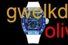 High Quality Fashion Iced Out WatchesMens Wrist Luxury Round Cut Lab Gr DDGU Q5LW666