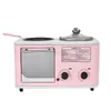 3 in 1 Breakfast Makers 220V600W Household 4 In 1 Machine BLYZA02 5L Mini Bread Maker Toaster Oven Omelet NonStick Frying Pan 230222