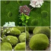 Bahçe dekorasyon taşları sahte sahte yeşil yapay dekorasyon taş akvaryum tank süsleme dekor yosunlu dolgu zanaat teraryumlar