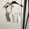 Knits Sling Vest Women Designer Sexy Vests Sleeveless Tank Top Summer Fashion Knits Tees