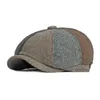 Berets Frühling Herbst Persönlichkeit Nähte Sboy Caps Für Männer Hohe Qualität Casual Vintage Acht Scheiben Flache Hut7415002