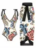 Roupas étnicas Bodysuits de duas peças Saia Fatos de banho Fatos de banho de grife Roupa de banho saída de praia Roupa de banho de luxo Roupa de surf Roupa de praia 243q