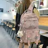 Skolväskor kawaii koreansk modeflicka ryggsäck japansk harajuku student skolväska kvinnlig stor kapacitet bärbar dator