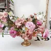 Vases Vintage Vase à fleurs en métal Pot de ferme pour arrangements floraux séchés Conteneur Table Pièce maîtresse Rustique Mariage Décor à la maison