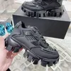 With Box Prad Desinger Casual Shoes Cloudbust Thunder Sneakers Mens Woman High Platform 3D Runner Trainer Knit Fabric Low Top Light Camou Du 7136