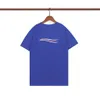 Tasarımcı Erkek Tişörtleri Kadınlar Lüks Yeni Gökkuşağı Tişörtleri Moda Kısa Kollu Klasik Pure Pamuk Konforlu Yaz Kıyafetleri Boyutu S-2XLQOB8