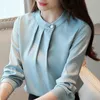 Blusas Mujer de Moda 2023 Блузя Женщины с длинным рукавом женские блузкие рубашки стой