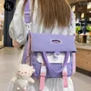 School Bags Cute Girl Backpack Kawaii Book Bag Women Shoulder Large Capacity Tote Female Travel Laptop