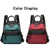 School Bags Women Backpack Green Femal Multifunction Backpacks Light 2023 Ladies Backbag Small Simple For Daily Shopping Dating