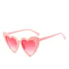 Sonnenbrille hochwertige Sonnenbrille Frauen 2021 Trendprodukte Herzgläser rosa weiß transparent Festivalgläser Oculos Feminino G221215