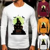 T-shirts pour hommes à manches longues haut athlétique hommes décontracté automne hiver Compression pour hauts en coton