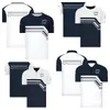 F1 Formule One Team Uniforme à manches courtes Polo Racing Racing Sautpuise masculine Personnalisation