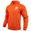 Novo moletom com capuz masculino manga longa sólido esportes moletom atlético marca logotipo impressão hoodies moletom topo