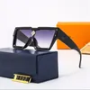 New European and American large frame colorful mercury sunglasses retro box personalized sunglasses