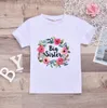 Sommer Boys Girls T -Shirts Krabben gedruckt Baumwollbabykleidung Tees Jungen Tops