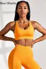 Active Set Yoga Set 2 Two Piece Women Seamless Female Workout Fitness Outfits Top Sports Bra Shorts Wear Gym Clothes for Wo