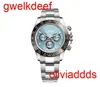 Hoogwaardige mode Iced Out Watchesmens Pols Luxury ronde Cut Lab Gr Ddgu Xed9