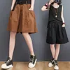 Kvinnors shorts Summer Korean Loose S Casual and Cresatile Fashion Literary Wide Leg Women 230222