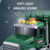 Diecast Model Large Garbage Truck Model Children's Toys Acousto-optic Sanitary Car Inertia Garbage Truck Children's Boy Gift Direct Selling 230221