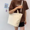 Abendtaschen Koreanische Leinwand Umhängetasche Für Frauen 2023 Casual Student Schulter Buch Tasche Mode Große Baumwolle Tuch Tote Weibliche Handtaschen