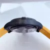 GF Fabrika Zamanlama İzleme Hareketi İzle 46mm Karbon Fiber Kılıf Tek Yönlü Çırpma Yüzüğü Çift Kazan Anti-Gazle Safir Tablo
