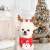 Hondenkleding Leuke kerstmuts en slabbetje | Speeksel handdoek voor kat Perfecte kwaliteit Pet aankleden Herfst/winterkleding