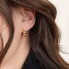 Creolen SRCOI Trendy Mehrere Kleine Perlen Gold Silcer Farbe Runde Geometrische Ohrring Minimalistischen Frauen Party Schmuck