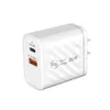 PD 20W Typ C Fast Charger USB Mobiltelefonladdare Adapter Snabbladdning 30 Adapter för Samsung Xiaomi Huawei Wall Charger2026321