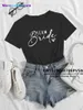 T-shirt femme équipe mariée coeur Evjf fête de poule femmes Gropu T-shirt fille mariage femme hauts Tee Camisetas Mujer femme noir rose blanc vêtements 022223H