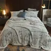 Couverture Guret Corail chaud Le lit d'hiver couvre le lit de couvre-lit de lit de couvre-lit moelleux à la maison Formule de flanelle 230221