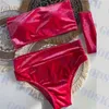 Velvet Biquíni Conjunto de roupas de banho feminina Tube de banho UP SAIDO PARA MULHERES MUNHAS ATUALIZAÇÃO DO BAIO