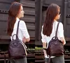 School Bags 2023 Leather Backpack Female Large Capacity Casual Niche Handmade Soft Cowhide Retro Women BJYL
