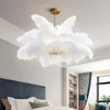 Hängslampor Arturesthome Feather Light Nordic Hanging For Girl Bedroom Decor vardagsrum Chanderliers Modern Belysningsarmatur