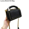 CC Sacs à Bandoulière Classique Mini Flap Square Boy Sacs en Cuir de Veau Véritable Bandoulière Réglable Cross Body Purse Serpentine Snake Skin Brave Top Handle To