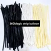 Andere evenementenfeestjes 100 stcs Zwart Wit transparante 260 Lange strip latex Twisting Ballon voor dieren Modellering Kerst verjaardag Bruiloft Decor 230221